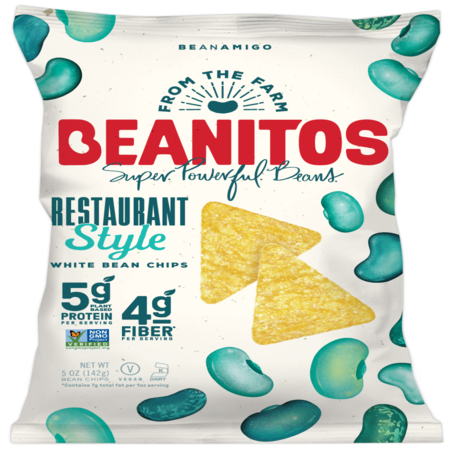 BEANITOS Beanitos Classic Bean Chips Restaurant Style White Bean 5.0 oz., PK6 1504